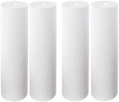 CFS – 4 Pack Sediment Water Filter Cartridges Compatible with SDC-25-1010 Models – Remove Bad Taste & Odor – Whole House Replacement Water Filter Cartridge - 10 Micron- White