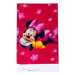 Wanna Party Minnie Mouse Disposable Tablecloth Table Covers for Minnie Mouse Theme Birthday Party Supplies Decorations-52" x 86"