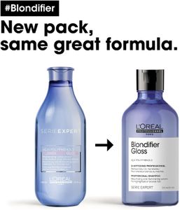 L’Oréal Blondifier Gloss Shampoo 300ml – Shine Enhancing for Blonde Hair