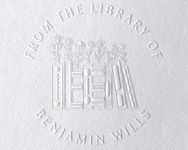 Personalized Embosser Book Stamp - from The Library of - | Book Embosser Stamp | Custom Embosser | Book Embosser | Personalized Embosser Stamp | Books 1 5/8" x 1 5/8"