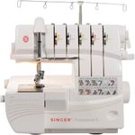 SINGER Professional 14T968DC Heavy-Duty Metal Frame Serger Overlock and Accessory Kit with 2-3-4-5 Stitch Capability, Removeable Trim Trap, 1300 Stitches per minute, & Self Adjusting, White