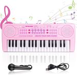 m zimoon Kids Piano Keyboard, 37 Keys Electronic Piano for Kids Music Piano Portable Multi-Function Musical Instruments Educational Toy Birthday for Boys Girls Children Beginner