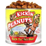 KICKIN’ Habanero Pepper Spicy Hot Peanuts – 12oz - Ultimate Spicy Gourmet Gift Peanuts - Try if you dare! (Habanero)