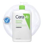 CeraVe Hydrating Cleanser with Hyaluronic Acid and 3 Essential Ceramides for Normal to Dry Skin 1L