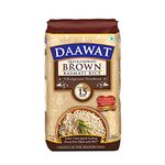 Daawat Brown Basmati Rice, 1kg, Poly Pouch