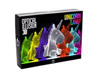 Unicorn 3D Optical Illusion Night Light. Touch Control. USB Powered