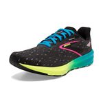 Brooks Men’s Launch 10 Neutral Running Shoe, Black/Nightlife/Blue, 9.5