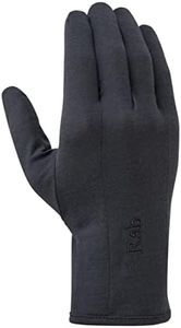 Rab Forge Merino Liner Glove (Ebony, Medium)