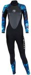 Aqua Lung HydroFlex 3mm Women's Jumpsuit, Camouflage Blue