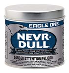 Eagle One Nevr-Dull Wadding Metal Polish, Chrome Restoration, for Wheels and More, 5 Ounce Jar