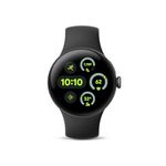 Google Pixel Watch 3 (41mm) - Android Smartwatch with Heart Rate Tracking, Advanced Running from Fitbit, Fitness Insights, 24-Hour Battery - Matte Black Aluminum Case - Obsidian Band - Wi-Fi