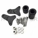 HTTMT MT219-063- Black No Cut Frame Slider Crash Protector Compatible with 2011-2020 Suzuki GSXR 600 750