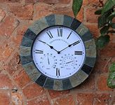 Wall Clock With Outdoor Temperatures