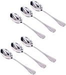 KINGSUPER 4734359 Stainless Steel Table Soup Spoon(Set of 6)