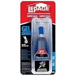 LePage Super Glue Gel Control, Clear Superglue, Cyanoacrylate Adhesive Instant Glue, Quick Dry - 4 ml Bottle, 1 Pack