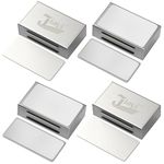 Cabinet Magnets Magnetic Cupboard Catches Self Adhesive Jiayi 4 Pack Silver Cupboard Door Magnets Heavy Duty Magnetic Door Catch Stainless Steel Drawer Magnet for Kitchen Wardrobe Closers Closure