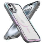 RAPTIC Shield 2.0 for iPhone Plus Case, [for 2024 Capture Button Shockproof Protective Clear Case], Military Grade 13ft Drop Tested, Anti-Fingerprint Anti-Yellowing Case, 6.7 inch, Iridescent