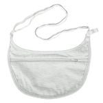 Travelon Women's Ladies Undergarment Crossbody Pouch, Gray, 7 x 4.25 x .1, Travelon Ladies Undergarment Crossbody Pouch