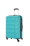 Kamiliant by American Tourister Harrier 78 Cms Large Polypropylene (Pp) Hard Sided 4 Wheeler Spinner Suitcase/Luggage (Coral Blue)