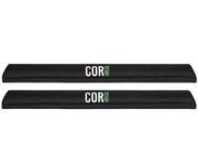 COR Surf Aero Roof Rack Pads | Roof Rack Pad for Surfboard Kayak SUP or Canoe | [Pair] for Flat Aero Bars (Small 28")