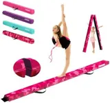 AWSUM Foldable Balance Beam for Kids, 6ft/8ft/9ft/10ft Anti-Slip Gymnastics Equipment, Suede Cover, Toddler to Teen, for Home Training School