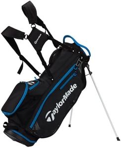 TaylorMade TM23 Professional Stand Golf Bag | Black/Blue | 6-Way Divider