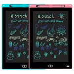 2 Pack LCD Writing Tablet for Kids, Colorful Screen Drawing Board,8.5inch Board Writing Tablets, Boogie Board Writing Tablet, Handwriting Doodle Toys Gift for Old Boy Girl