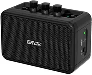 EROK Mini Electric Guitar Amp, with Clean Overdrive Effects,Support BT/Headphone Connection,5W Indoor Music Pratice Speaker (Dark)