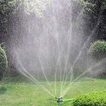 Kadaon Garden Sprinkler, 360° Rotating Lawn Sprinkler with Up to 3,000 Sq. Ft Coverage - Adjustable, Weighted Gardening Watering System