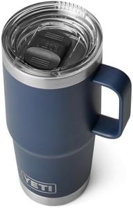 YETI Rambler Travel Mug, Stainless Steel Vacuum Insulated with Stronghold Lid, Navy, 20 oz (591 ml)
