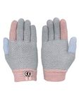 FabSeasons Boy's and Girl's Acrylic Woollen Winter Gloves (Grey, 1-3 Years)