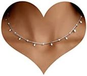 MJartoria Dainty Choker Necklace fo