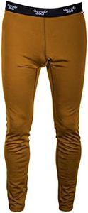 Merino 365 Men's Slim Pant 100% New Zealand Merino Wool Base Layer, X-Large, Ochre