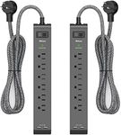 2 Pack Power Bar - Extension Cord w