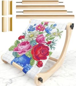 Adjustable Embroidery Hoop Table Stand Holder Needlepoint Stretcher Bars Scroll Frame Cross Stitch Stand Lab Supplies