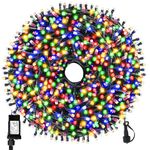 MZD8391 336FT 1000LEDs Christmas Lights Outdoor Indoor 8 Modes for Christmas Tree Party Decoration, 100% UL Listed (Multicolor)