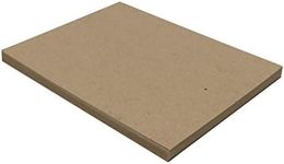 25 Chipboard Sheets 8.5 x 11 inch - 22pt (point) Light Weight Brown Kraft Cardboard for Scrapbooking & Picture Frame Backing (.022 Caliper Thick) Paper Board | MagicWater Supply