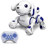 (Blue) - Hi-Tech Wireless Remote Controlled Robot Dog Interactive Robot Puppy for Kids, Children, Girls, Boys (Blue)