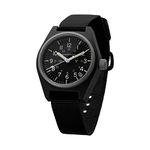 34mm Black General Purpose Quartz with Date (GPQ)