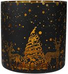Northlight 6" Black and Gold Deer a