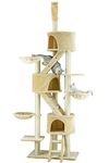 Go Pet Club FC01 106-Inch Cat Tree Condo Furniture, Beige