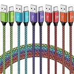 KREMORV USB Type C Cable [3m,5-Pack] USB A to Type C Cable Extra Long Fast Charging Type C Cord Phone Charger for Samsung Galaxy S10 S9 S8 Note 9 8 10, LG G8 G7 G6 V30 G8 G7