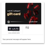 Cultfit| E-Gift Card | Instant Delivery | Valid for online purchase | 1 year validity