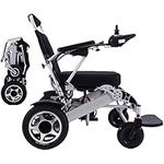 Wheelchair Electric,Foldable Lightweight Deluxe Power Mobility Aid Wheel Chair Dual 250W Motors Dual Battery Portable Electric Wheelchair