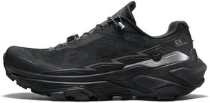 Fuga EX3 Men's Trail Running Shoes, Ultra Trail Running Sneakers Lightweight Breathable Non Slip Mountain Trail Shoes for Rugged Terrain Black