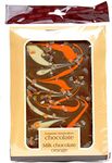 Orange Swirl Chocolate Slab, 225g, Bon Bons Gourmet Chocolate