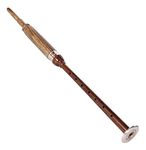 G.S. MUSICAL AND ARTS Scottish Bagpipe Wood Practice Chanter With 2 Reeds