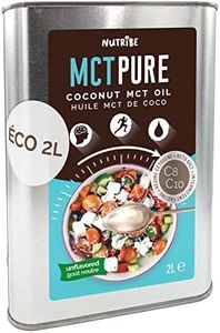 Nutribe Huile MCT Pure C8 C10 - Extraite par distillation | Éco 2 L | Soutient la cétose. Laboratoire français