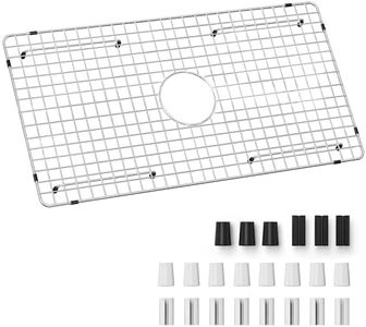 Sink Bottom Grid 29-1/2" X 15-9/16",Centered Drain with Corner Radius 3/8"