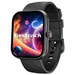 Fastrack Limitless Fs2 with 1.91" Super Ultravu Display|Bt Calling|Advanced ATS Chipset|Functional Crown|320X385 Pixel Resolution|100+ Sports Mode & Watchfaces|Calculator|Ip68 Smartwatch, Black